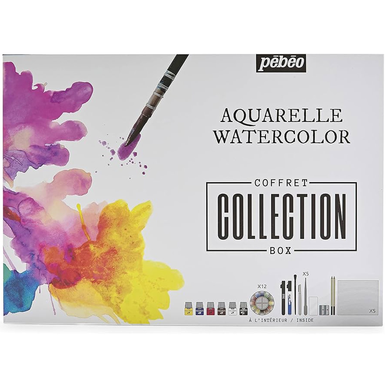 Pictura in acuarela set Collection Watercolor Box Pebeo 300611