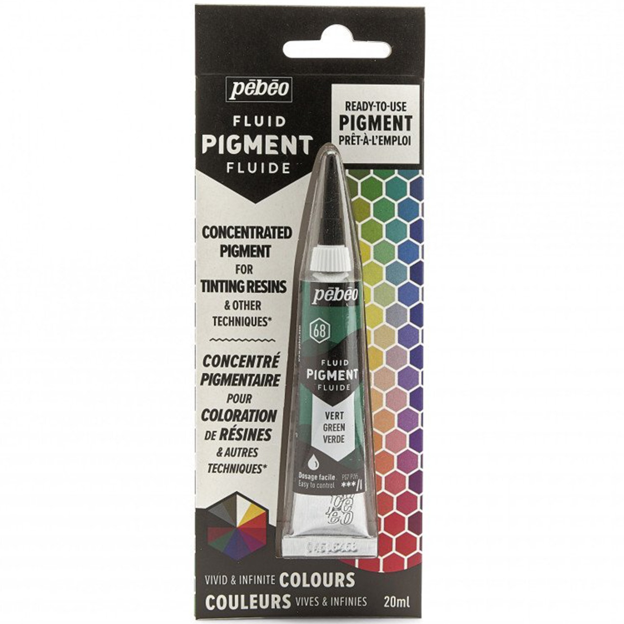 Pigment fluid 20 ml Pebeo (Culoare: yellow 62)