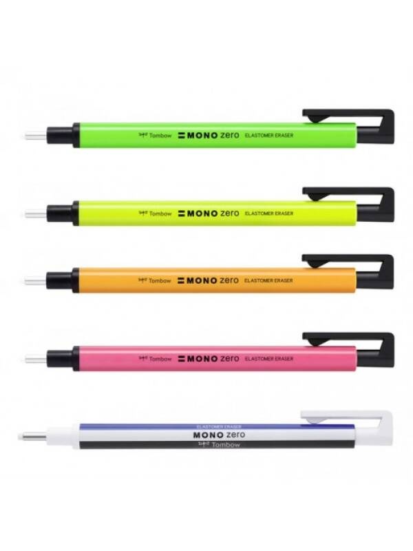 Radiera Tombow Mono Zero cu varf circular (Culoare: EH-KUR 53, Galben Neon)