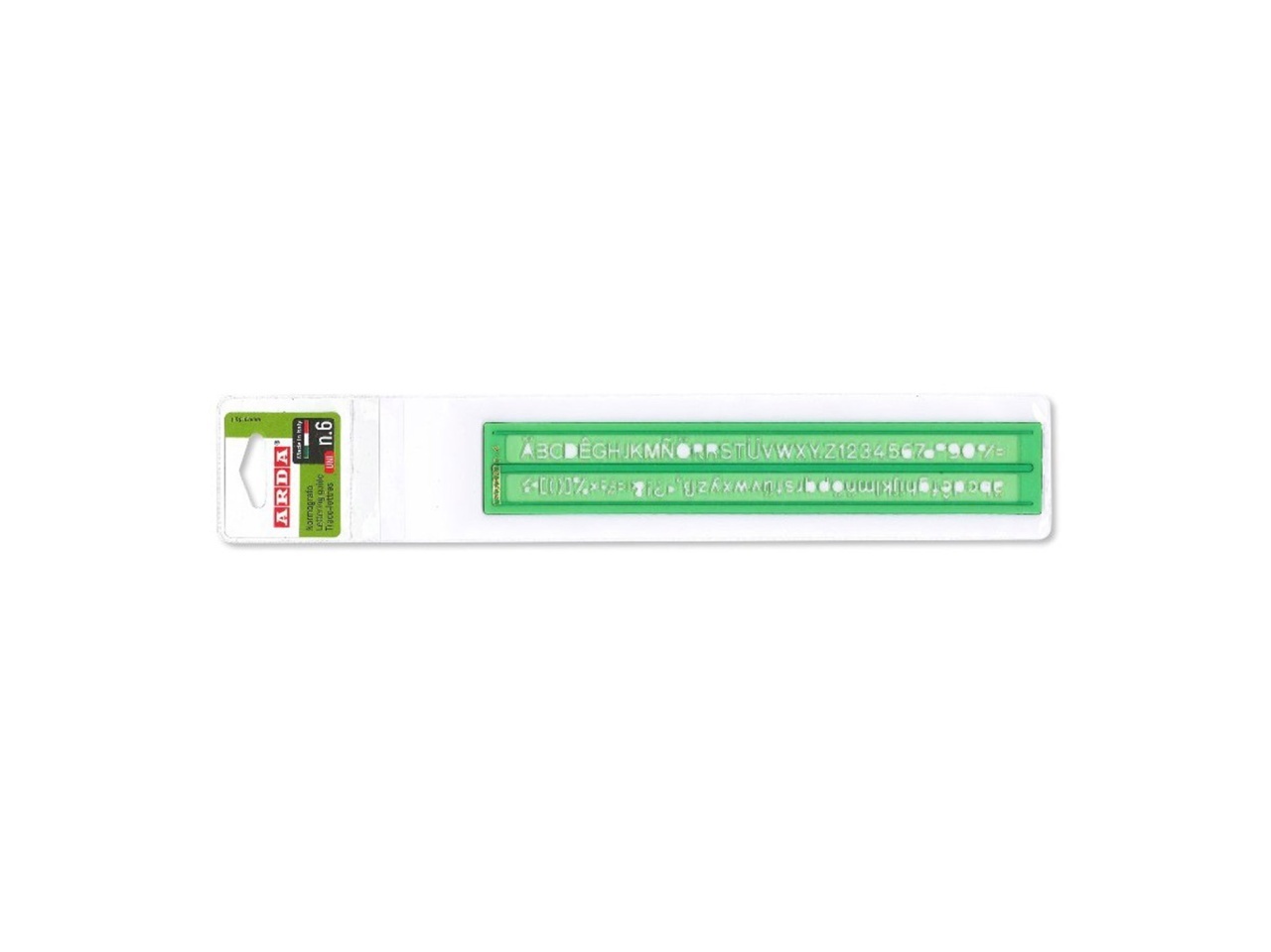 Rigla Sablon Cu Litere Si Cifre Arda (Marime: 8mm, 3008)