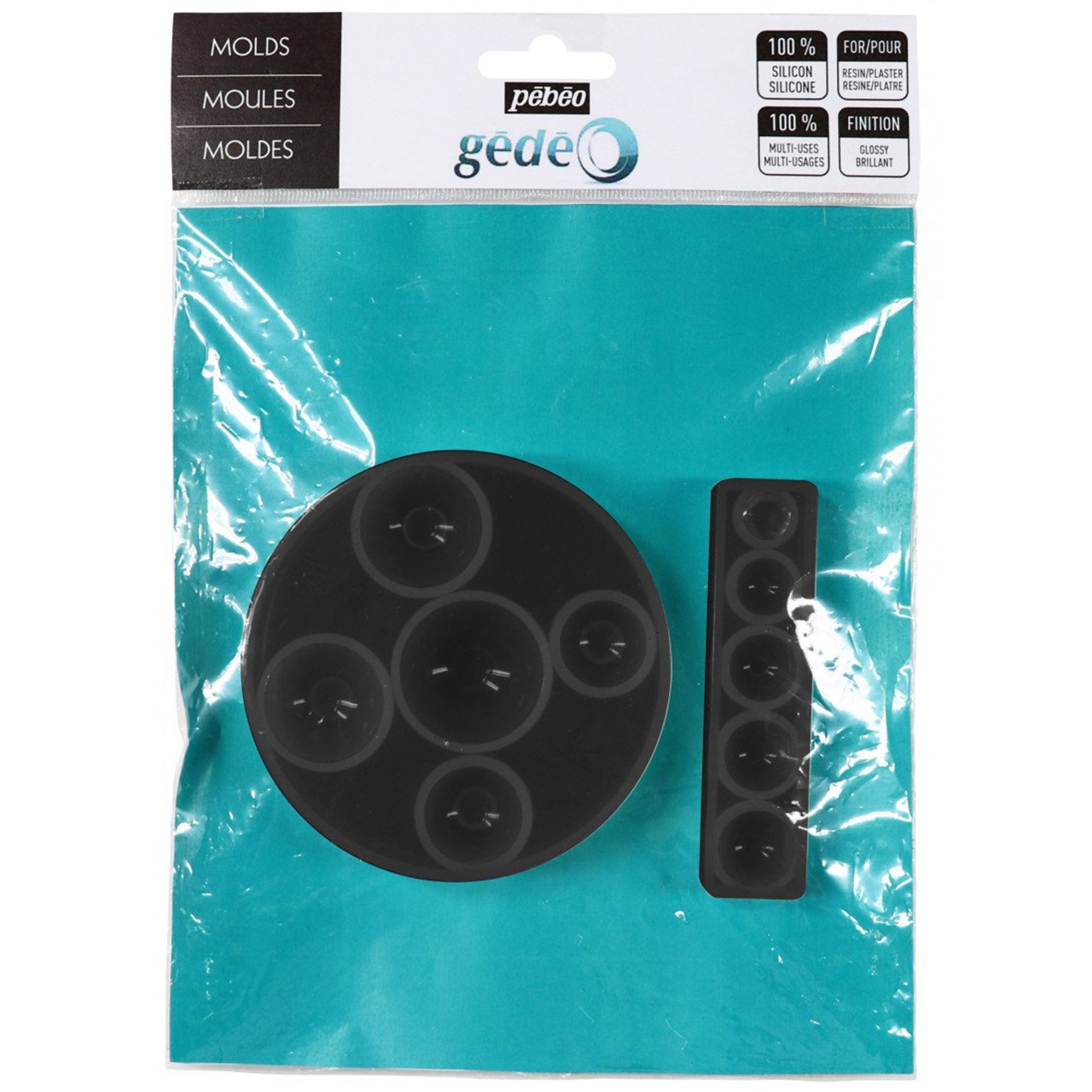 Set 2 matrite din silicon Semisfere Gedeo Pebeo 766135