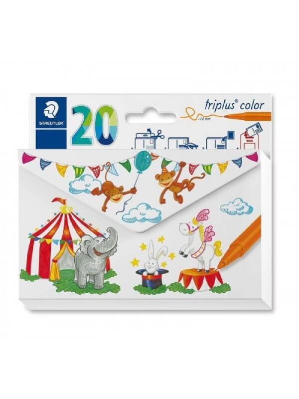 Set 20 carioci Triplus Staedtler 323CL20
