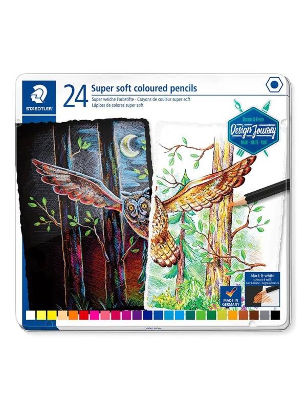Set 24 creioane super soft Design Journey 149C Staedtler 149CM24