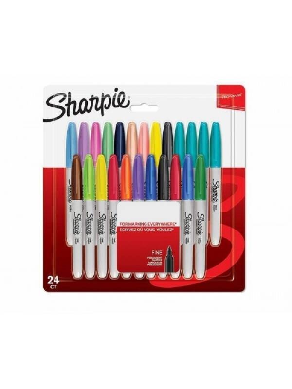 Set 24 markere permanente Sharpie 2065405