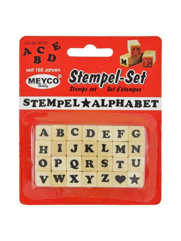 Set 28 stampile ABC Meyco 65101