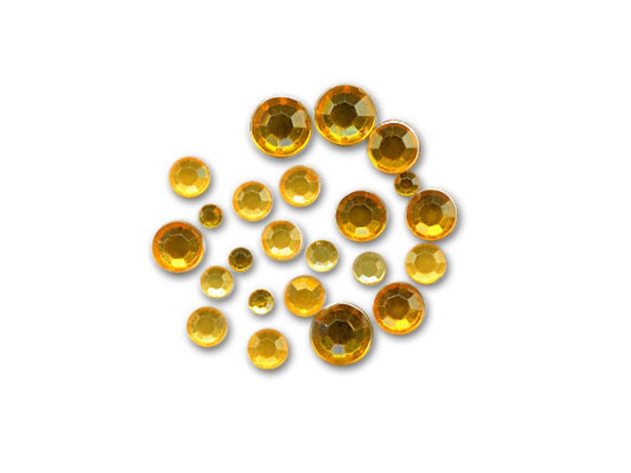 Set 300 Strasuri Acrilice Chihlimbar 2mm-4mm Meyco 61837