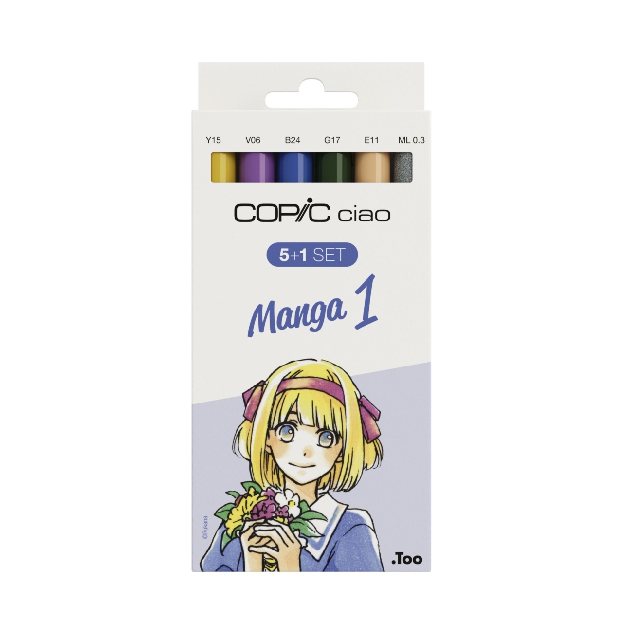 Set 5 + 1 Markere Copic Ciao Manga 1 22075556