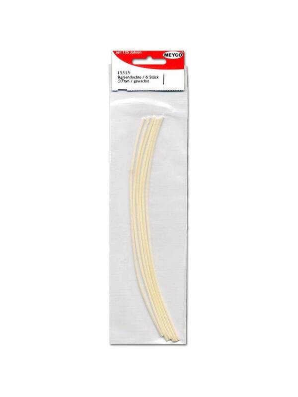 Set 6 fitile bumbac cerat 20cm Meyco 15515