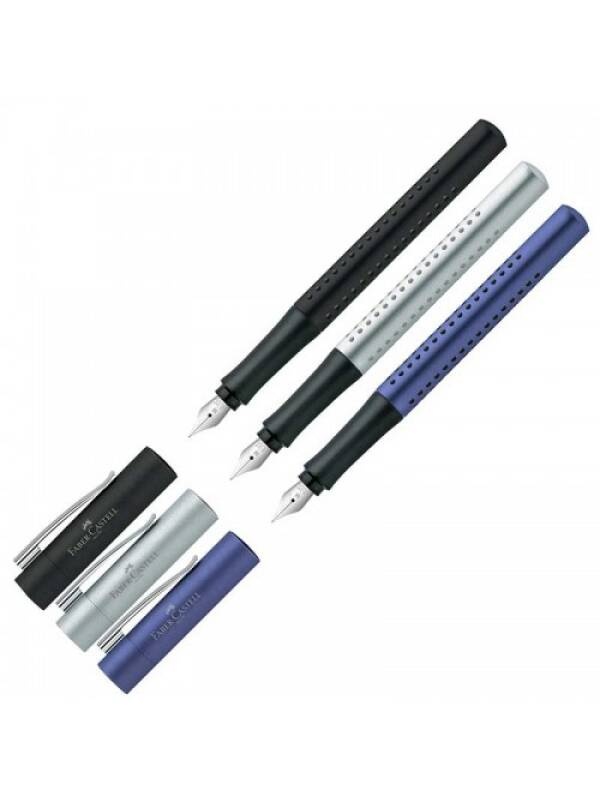 Stilou Grip 2011 Faber Castell (Culoare: argintiu, M)