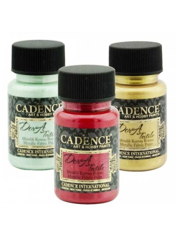 Vopsea pentru textile 50 ml Dora Cadence (Culoare: 1150 antique gold)