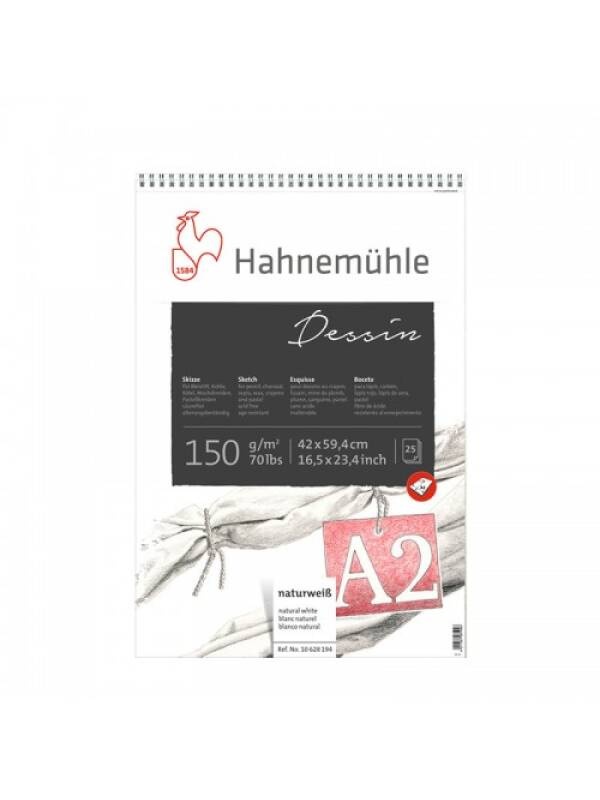Bloc schite cu spira 150 g/mp Dessin Hahnemuhle (Marime: A5, cod 10628191)