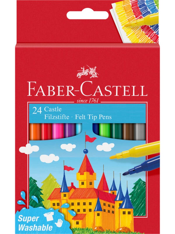 Carioci colorate 2021 set 24 Faber Castell 554202