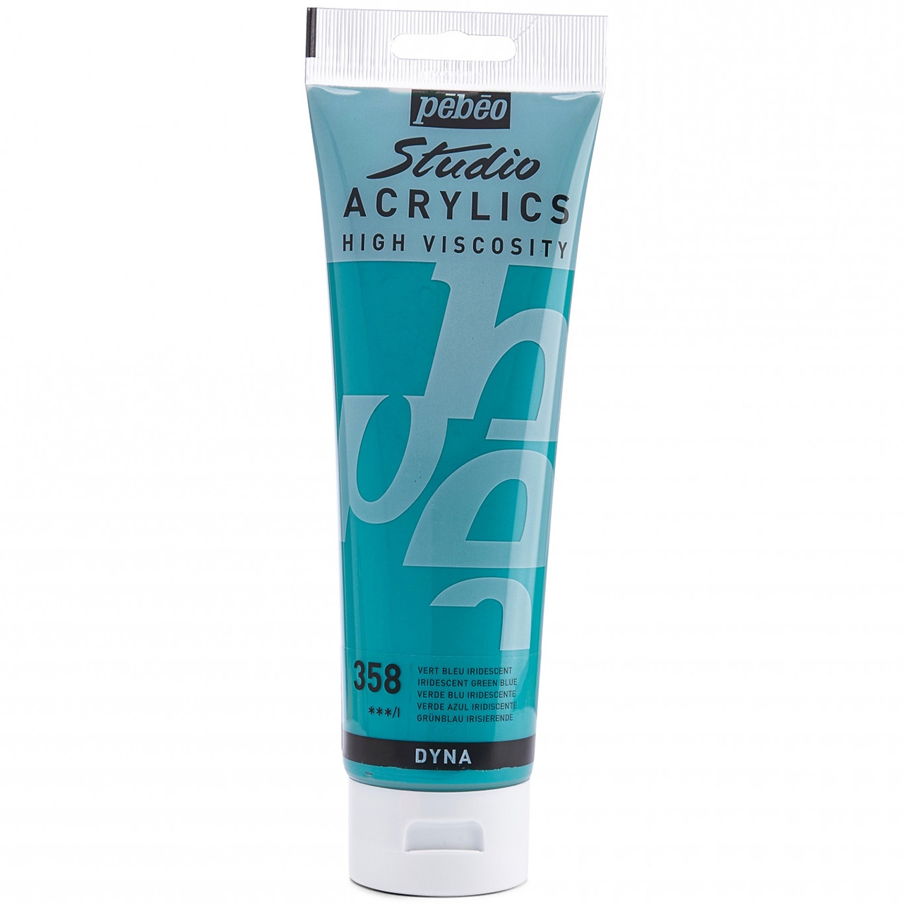 Culori acrilice Studio High Viscosity Pebeo 100 ml (Culoare Studio High Viscosity Pebeo: Cadmium Red)