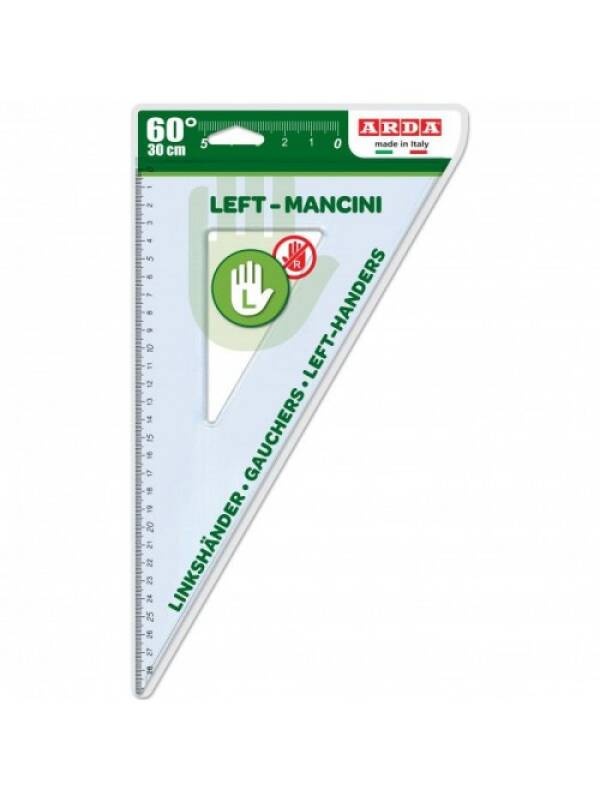 Echer pentru stangaci 60� 30cm Arda 28830MAN