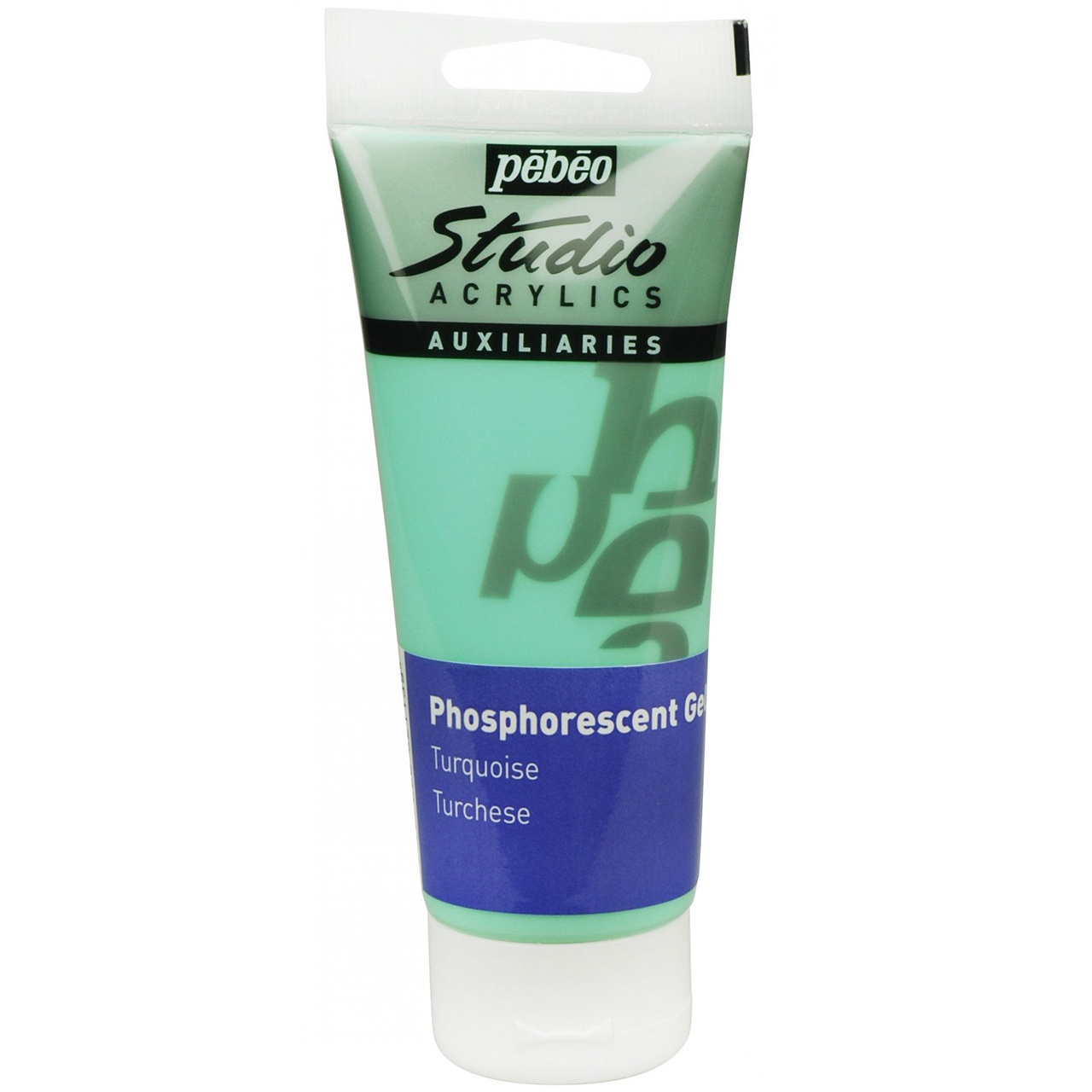 Gel acrilic fosforescent 100 ml Studio Pebeo (Culoare: colourless green)