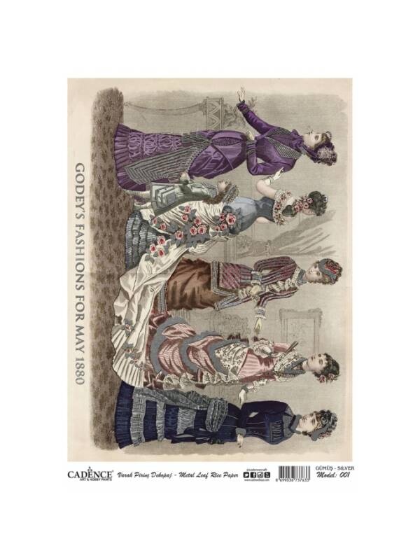 Hartie de orez A3 Silver Cadence 001