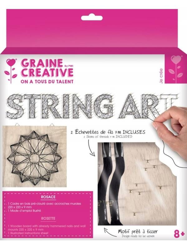 Kit string art Rosace Graine Creative 100653