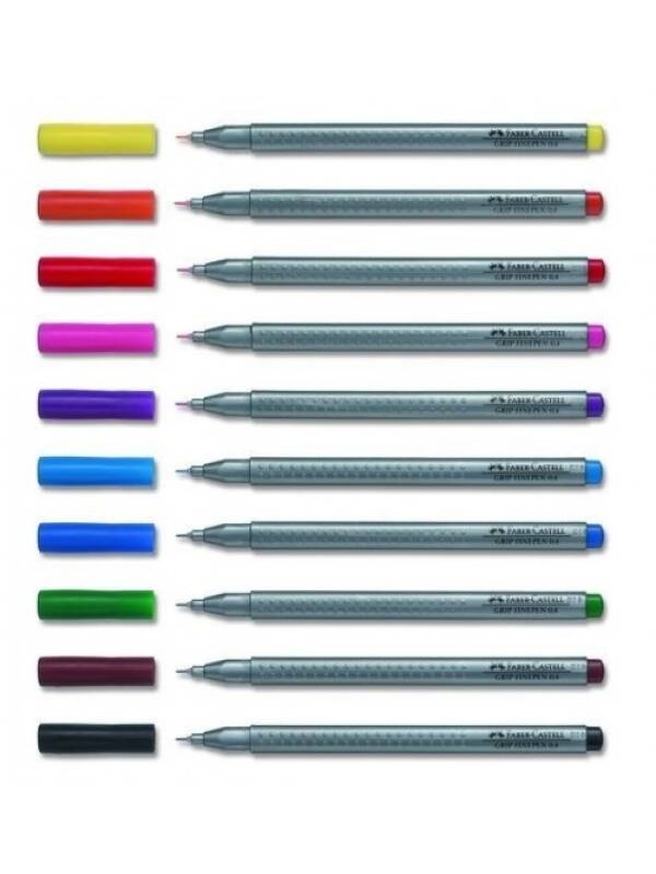 Liner Grip Finepen 0,4mm Faber Castell (Culoare: 80 brown)