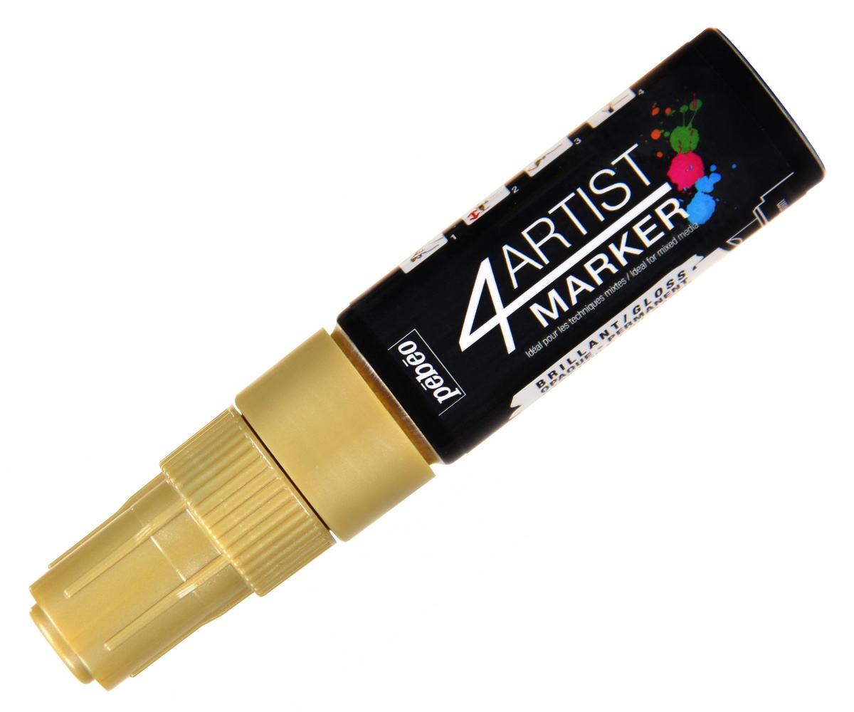 Marker vopsea ulei 4artist Pebeo 15mm (Culoare: silver 70)