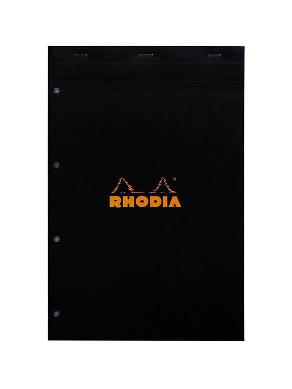 Notebook hartie cu patratele A4+ 80 file 80g Rhodia 2020 (Culoare Rhodia: Black)