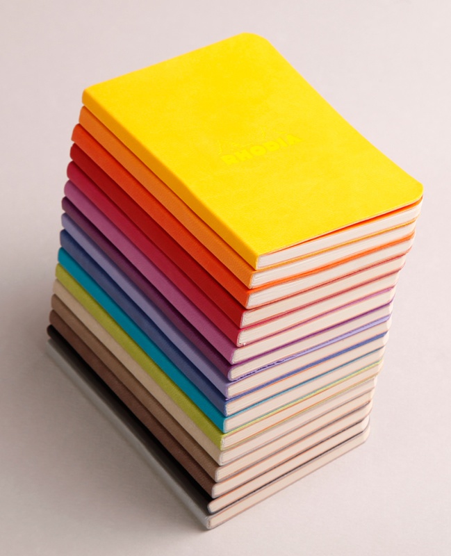 Notebook Hartie Liniata A5 80 file 90g Ivory Rhodia 1174 (Culoare Rhodia: Rose Smoke)