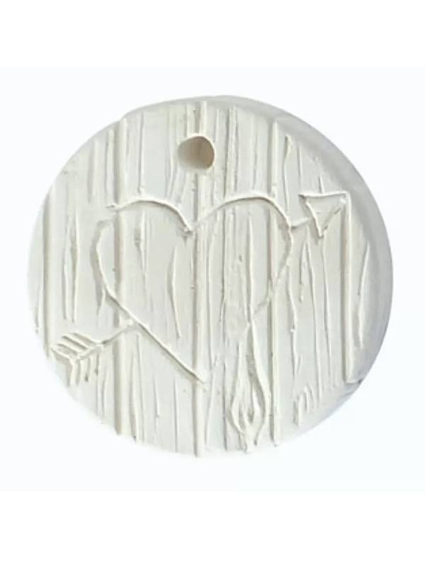 Obiect decorabil din ipsos inima Graine Creative 169653