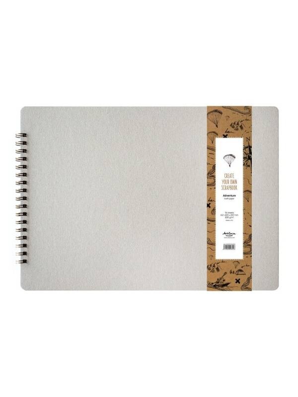 Scrapbook Adventure kraft 300 g/mp 12F Drasca (Marime: 20.3 x 20.3 cm)