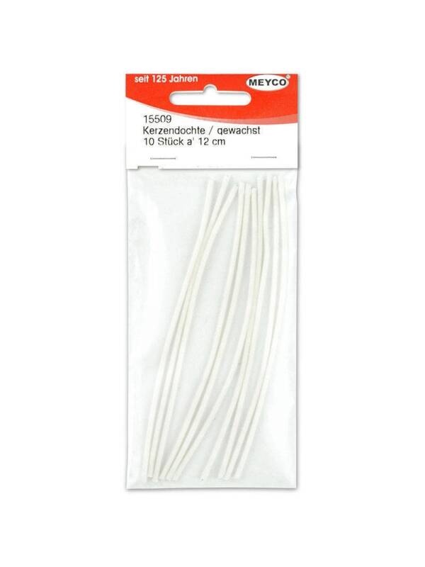 Set 10 fitile bumbac cerat 12cm Meyco 15509