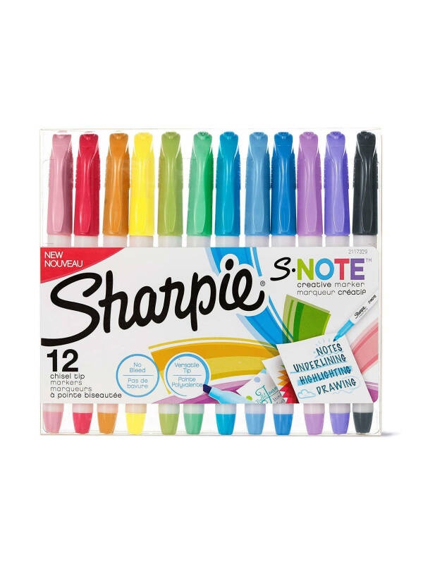 Set 12 markere S-Note Sharpie 2138233