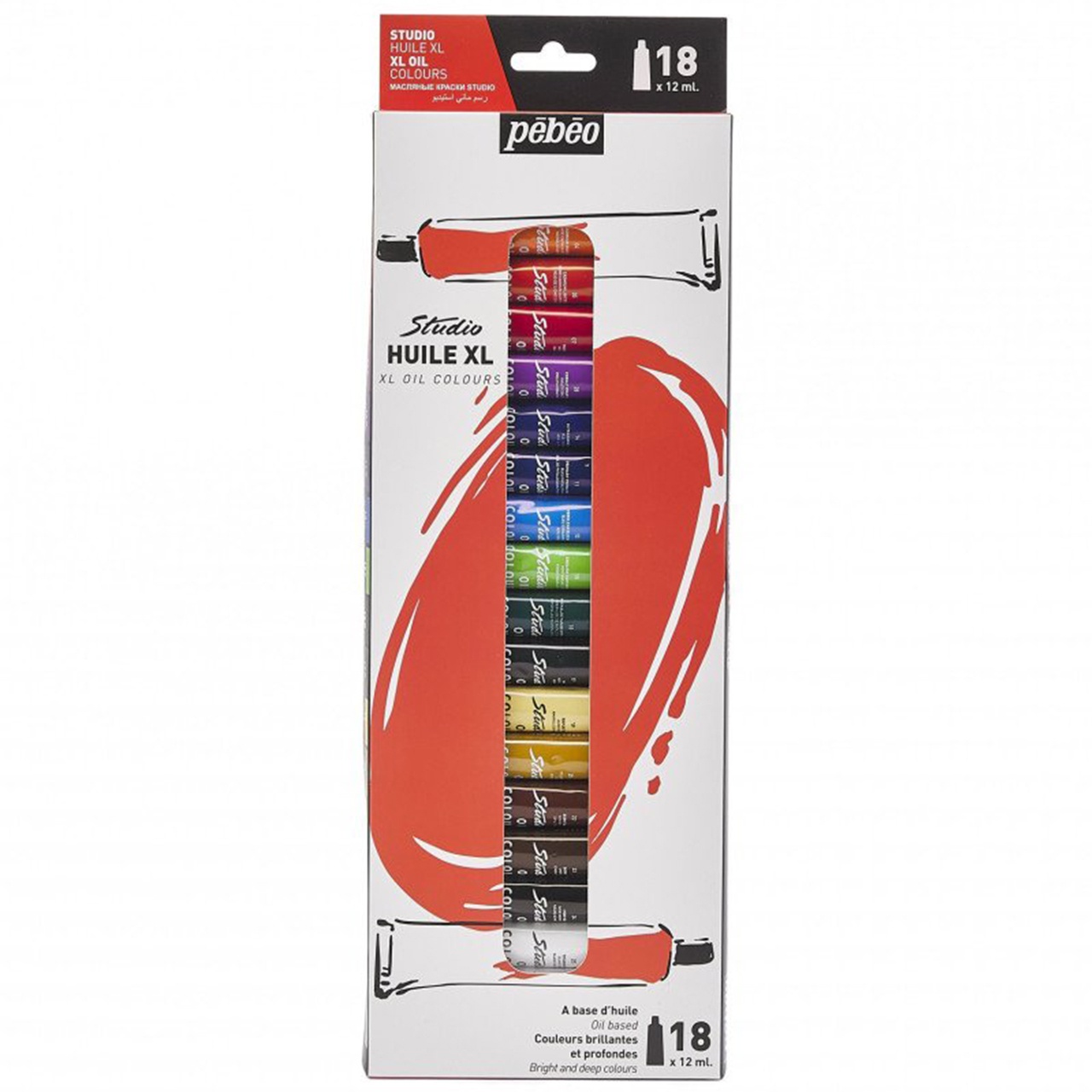 Set 18 culori de ulei XL Oil Studio Pebeo 668610