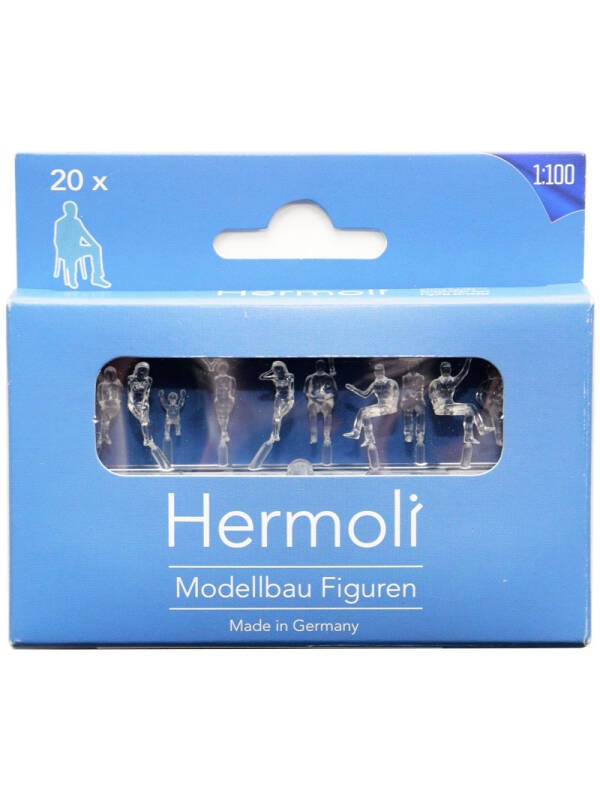 Set 20 figurine transparente 1:100 Schulcz 02.40310.20