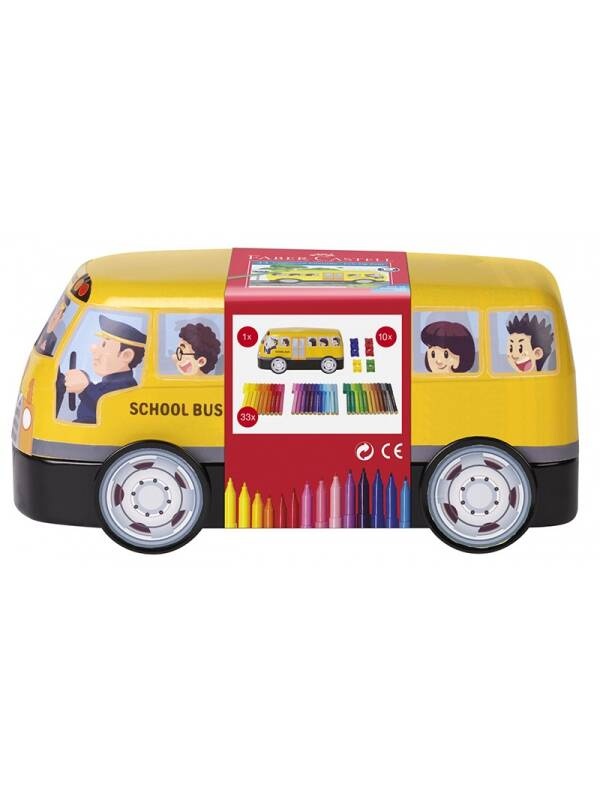 Set 33 carioci cu conector Autobuz Faber Castell FC155532