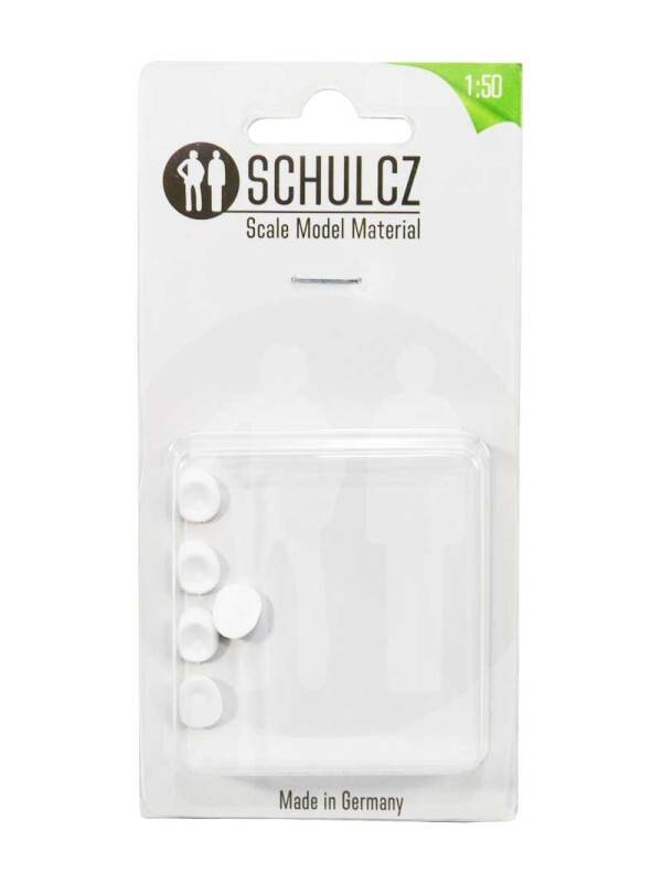 Set 5 bideuri din plastic in miniatura, scara 1:50 Schulcz 55.70971.5