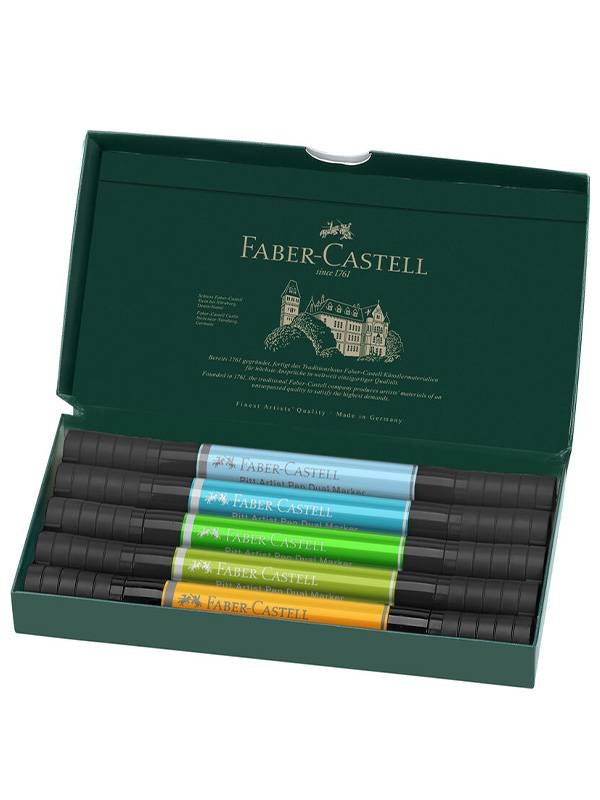 Set 5 Dual-markere Animals Pitt Artist Faber-Castell FC162008