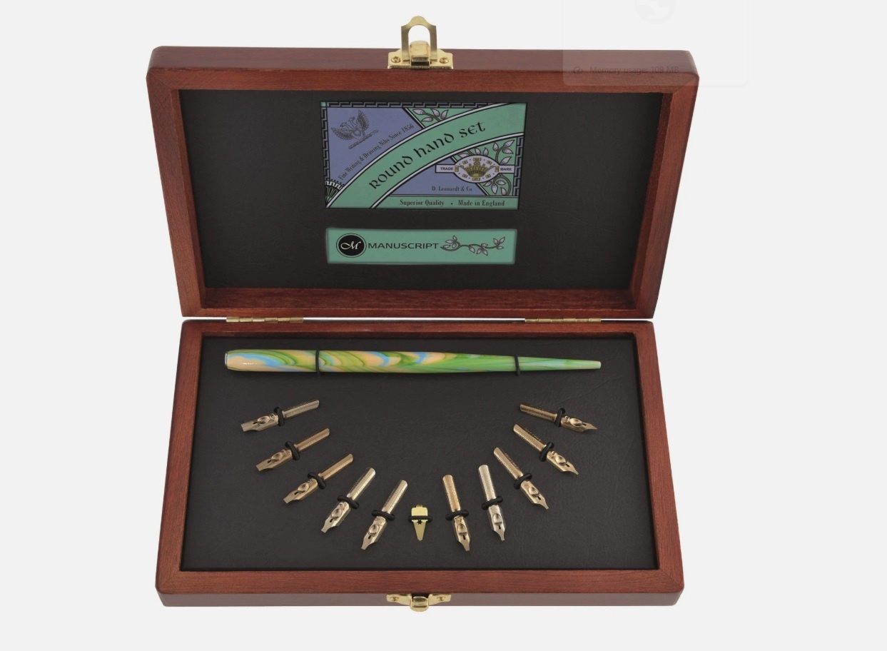 Set Cadou Caligrafie In Stil Victorian Manuscript N4601