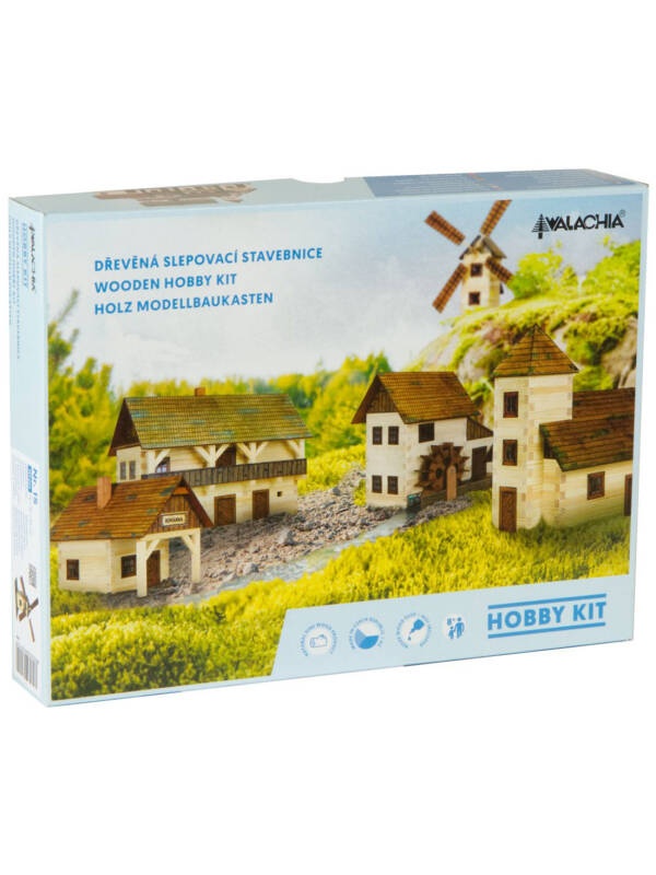 Set constructie din lemn Gara mica Walachia W11
