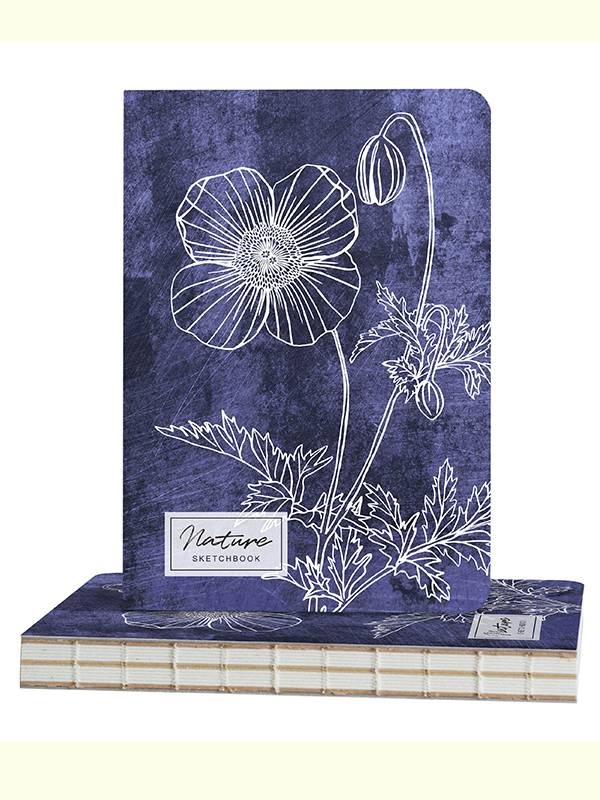 Sketchbook nature 14.5x21cm 100g 112 file legate Drasca (Ilustratie coperta: Chamomile)
