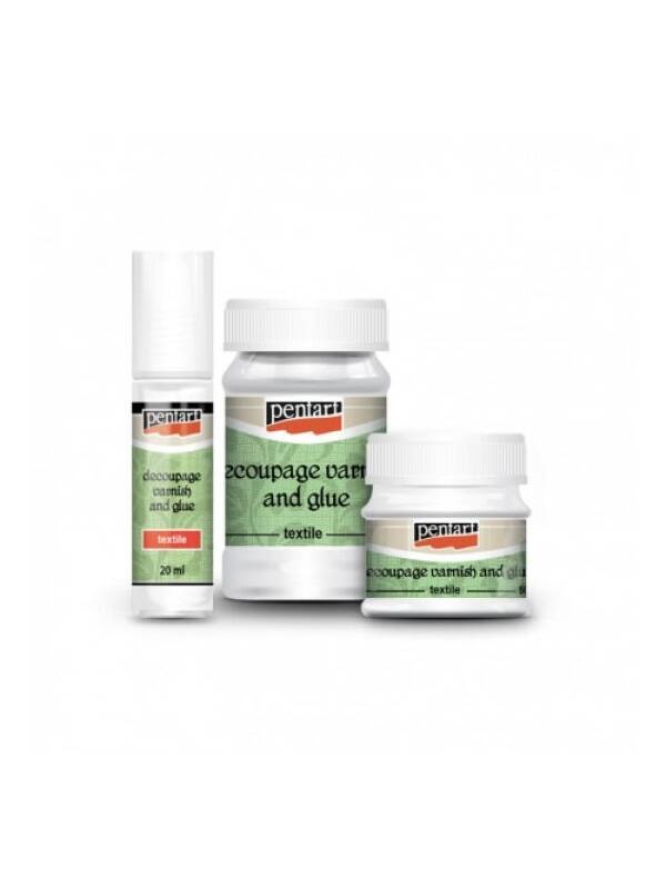 Adeziv si lac pentru decupaj - pentru textil Pentart (Gramaj: 50 ml)
