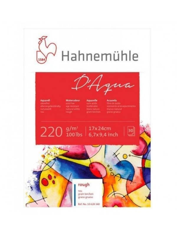 Bloc acuarela Akademie D'Aqua Hahnemuhle (Marime: 24 x 32cm, cod 10628341)