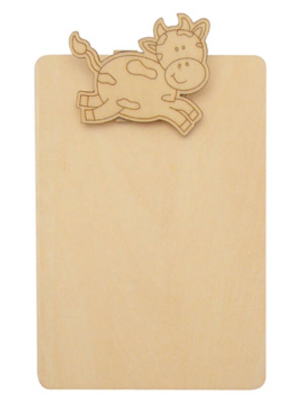 Clipboard cu model Vaca 12x18cm Graine Creative 100113