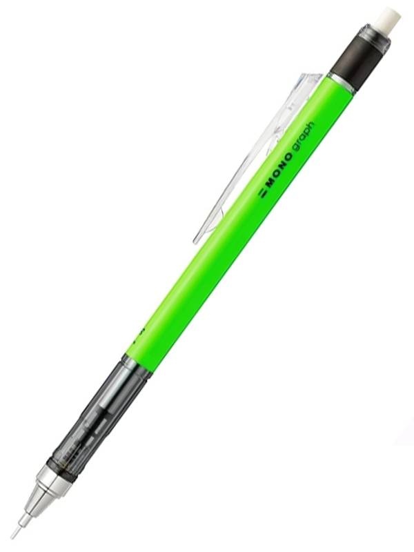 Creion mecanic Mono Graph 0.7 Tombow (Culoare creion Graph Tombow: Neon Green)