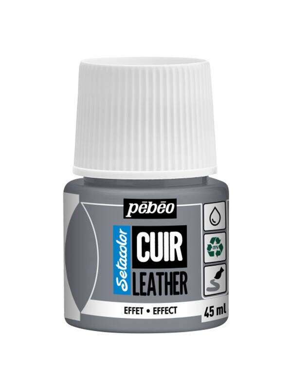 Culori pentru piele Setacolor leather 45 ml Pebeo (Culoare: glitter iridescent 295638)