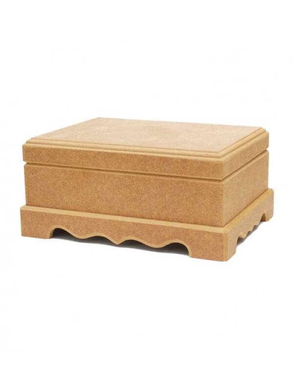Cutie MDF cu picioruse Ilyas (Marime: 21 x 15 x 6cm)