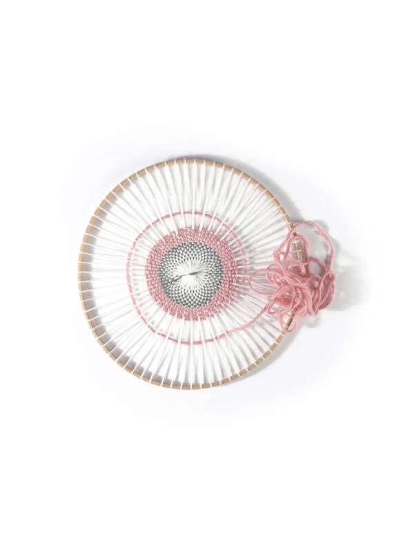 Kit de tesut din lemn rotund 28.5 cm Graine Creative 420190