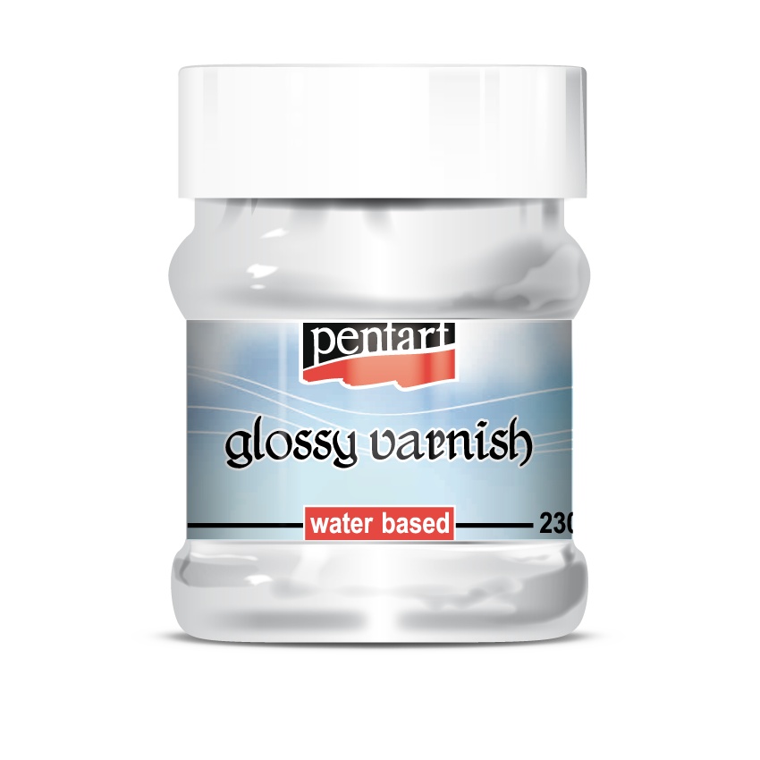 Lac pe baza de apa Pentart - Lucios (Culoare: 230 ml)