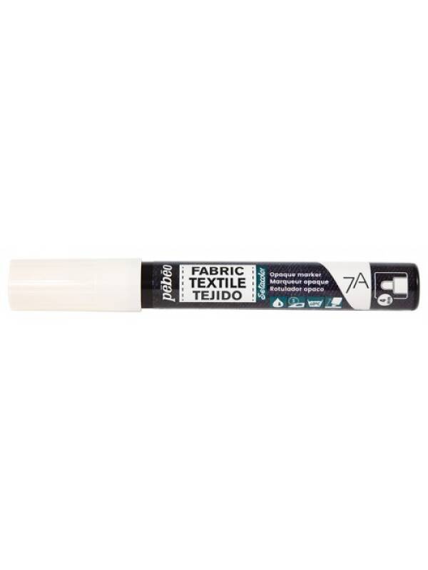 Markere pentru textile 7A Opaque Setacolor Pebeo (Culoare: black 414)