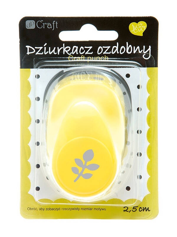 Perforator cu model ramura cu frunze 2,5 cm Dp Craft JCDZ-110-186