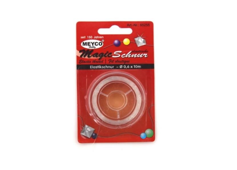 Rola Fir Elastic Transparent 0,6mmx10m Meyco 65255