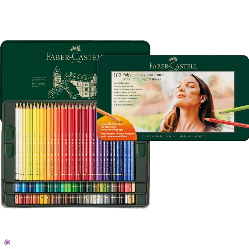 Set 102 Creioane Polychromos Faber-Castell FC210061SD