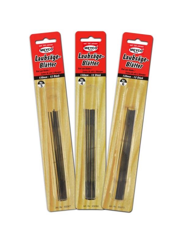 Set 12 panze traforaj 130mm Meyco (Marime: 130mm, No, 3)